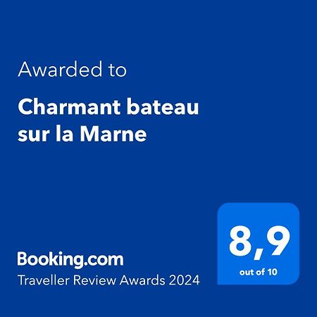 Charmant Bateau Sur La Marne Jouarre Dış mekan fotoğraf