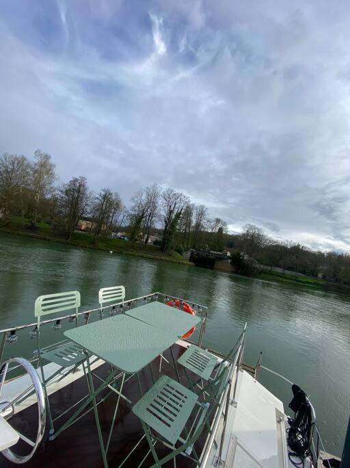Charmant Bateau Sur La Marne Jouarre Dış mekan fotoğraf