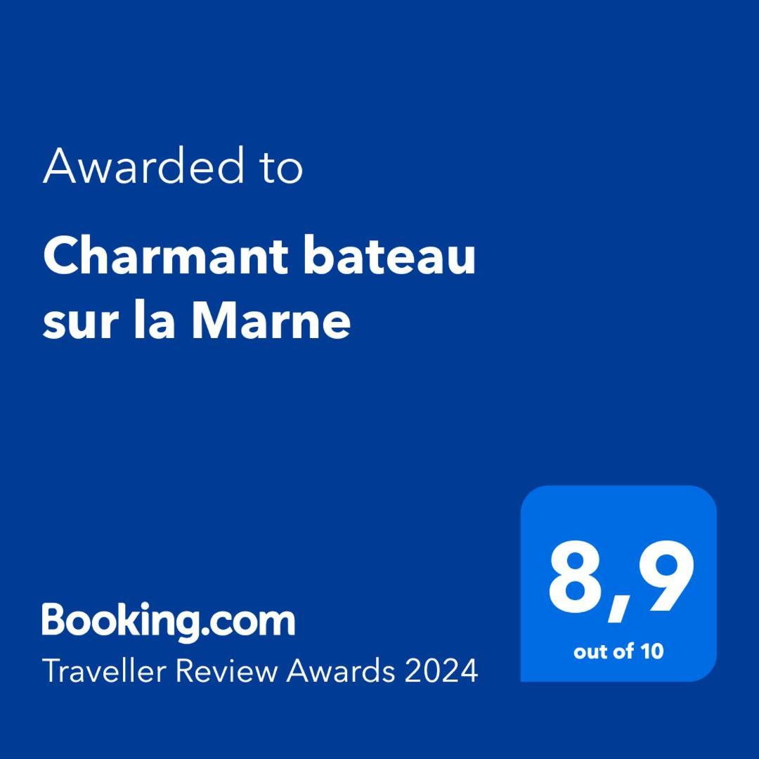 Charmant Bateau Sur La Marne Jouarre Dış mekan fotoğraf